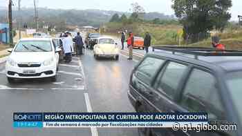 Coronavírus: Região Metropolitana de Curitiba pode ter lockdown se contágio não desacelerar com restrições, diz associação - G1