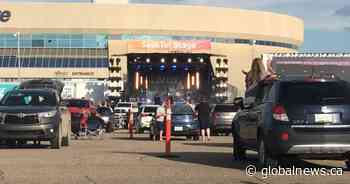 Brett Kissel serenades packed Sasktel Centre parking lot — three times