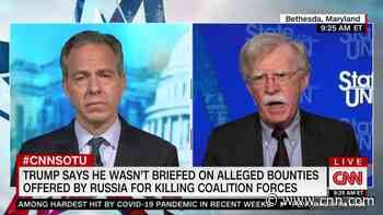 Bolton: Russia is 'attacking' the US if bounty report is true - CNN