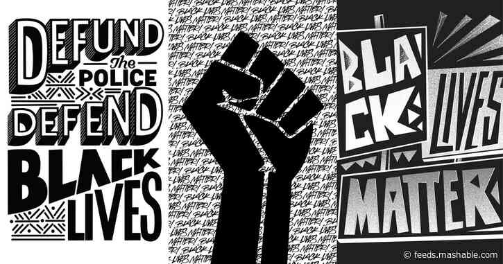 12 free and printable Black Lives Matter posters from Black artists