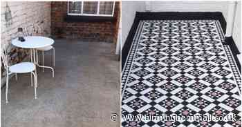 Furloughed mum transforms shabby yard into chic space for £123