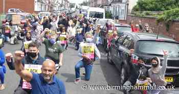 Black Live Matters demonstrators take to Smethwick's streets
