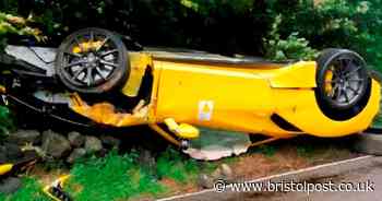 Supercar worth £250,000 wrecked in crash