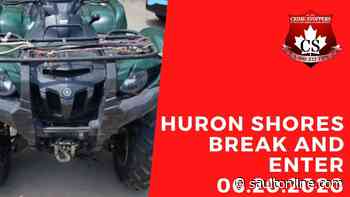 Crime Stoppers: Break and Enter Huron Shores 