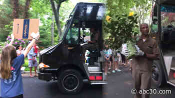 Long Island neighborhood gives back to beloved UPS driver who has been delivering to them for 13 years