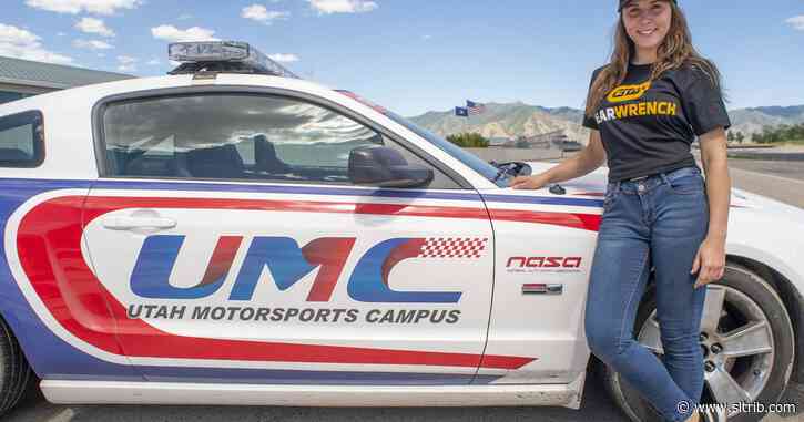 Bridget Burgess is trying to crack the code on an auto racing career — right in her backyard