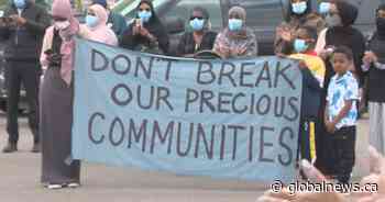 Edmonton protest calls on Habitat for Humanity to restore original agreement with people it’s housing