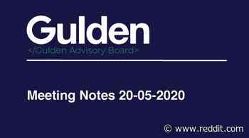 Gulden advisory board - 20 may meeting minutes