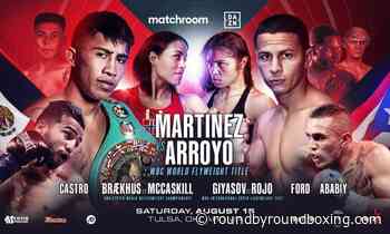Martinez Meets Arroyo as Matchroom Boxing USA Returns in Tulsa - Round By Round Boxing
