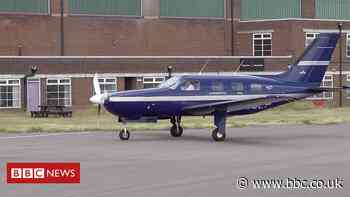 Electric plane's 'milestone' first UK test flight at Cranfield