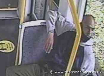 Pictures released after man spotted on Metrolink carrying bladed article