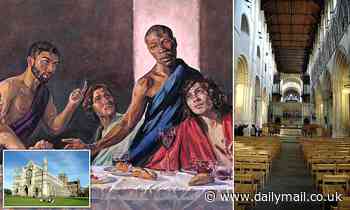 St Albans Cathedral places painting of the Last Supper with a black Jesus above its altar