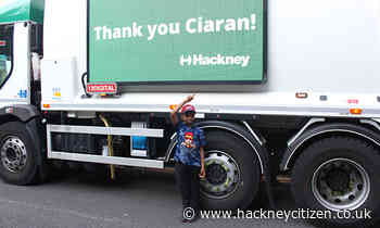 Young Hackney activist gets a special thank you from Town Hall waste team