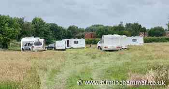 Dismay as travellers pitch up on school playing fields