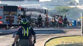 Investigators probing probable arson at North York tow lot