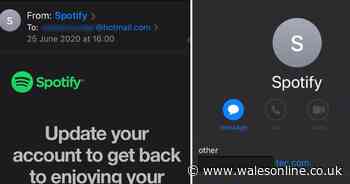Spotify spoof email alert as online scammers issue 'convincing' con