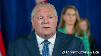 Ontario Premier Doug Ford to make an announcement Tuesday afternoon - CTV News
