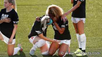 Julie Ertz, Casey Short speak out after emotional moment during NWSL national anthem: 'We will be the change'