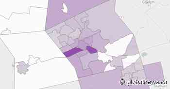 New COVID-19 map shows prevalance of cases in Waterloo neighbourhoods
