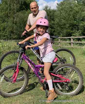 Olivia, 7, gets pedalling for Northwood scanner centre
