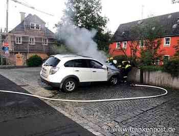 Brandstifter zündet Auto in Selb an - Verdächtiger festgenommen - Frankenpost