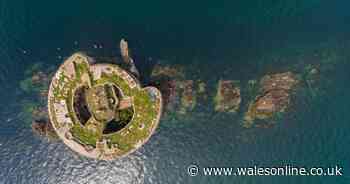 Adventure activity centre intended for abandoned fort off coast of Wales