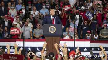 Top Trump aide says president is 'eager to return to the campaign trail' amid reports a planned rally was scrapped