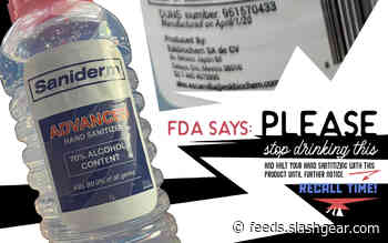 FDA warns public to trash this hand sanitizer for fear of methanol