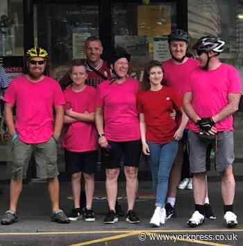 Mum completes 'nightmare' bike ride for daughter Kenzie