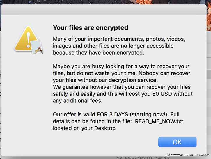 New Mac Ransomware Found in Pirated Mac Apps