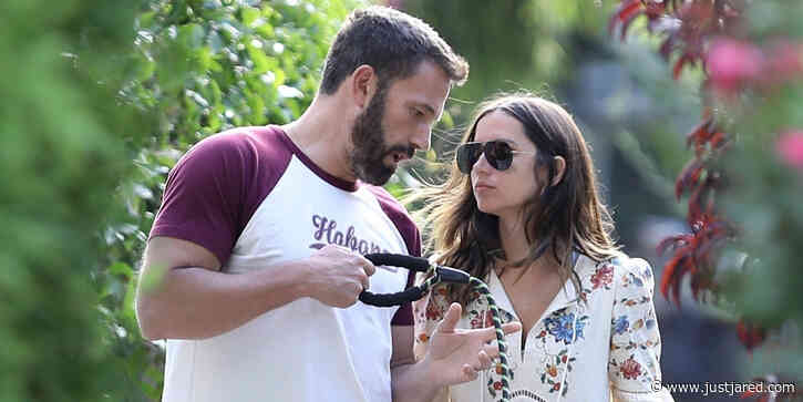Ben Affleck & Girlfriend Ana de Armas Enjoy an Evening Walk Together