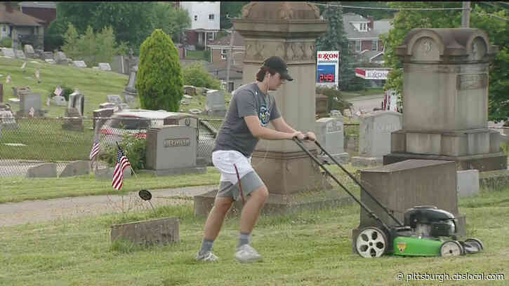 Firefighters Volunteer To Clean Up Homestead Cemetery