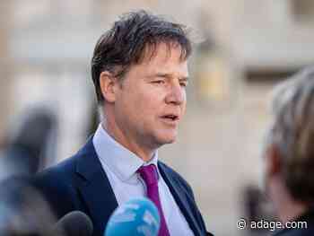 Facebook’s Nick Clegg addresses the ad world as boycott starts today: Wednesday Wake-Up Call