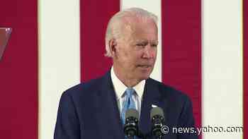 'Our war-time president has surrendered' -Biden on Trump