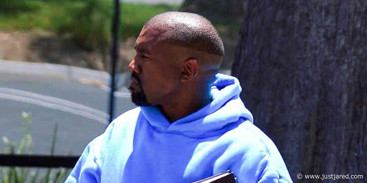 Kanye West Heads to His Office in Calabasas With a New Haircut