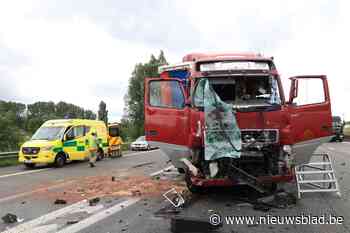 Alweer ernstig ongeval op E17: Oekraïense trucker zwaargewond