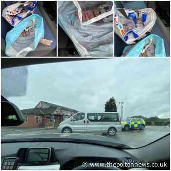 Police discover £100,000 in car after being tracked on M61 in Bolton