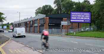 Billboards appear in Manchester calling for council action on pop-up bike lanes