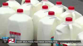 Milk giveaways in Herkimer, Waterville - WKTV
