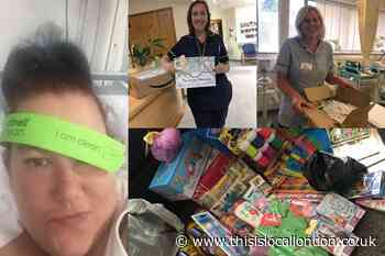 Woman with leukaemia praised for supporting frontline staff