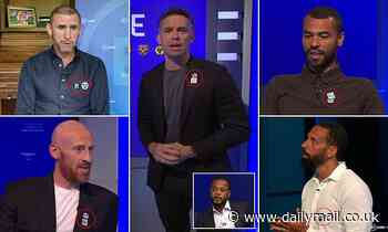 Black Lives Matter badges are BACK: Football pundits almost ALL wear the controversial logo