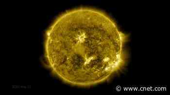 Watch NASA's epic 10-year time-lapse video of our sun's fiery adventures     - CNET