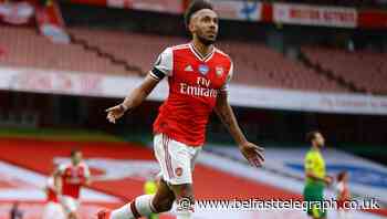 Pierre-Emerick Aubameyang scores twice as Arsenal see off Norwich