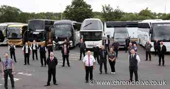 Coach firms hold convoy protest to highlight 'devastating' impact of pandemic