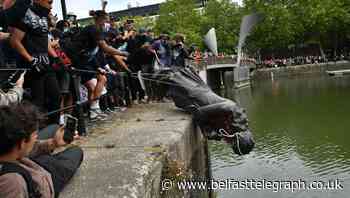 Man arrested over toppling of Edward Colston statue