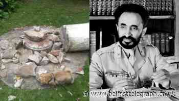 Statue of former Ethiopian leader Haile Selassie destroyed in Wimbledon park