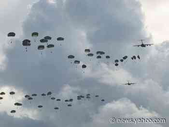 More than 400 US Army paratroopers flew almost 5,000 miles to practice a long-range Pacific island invasion