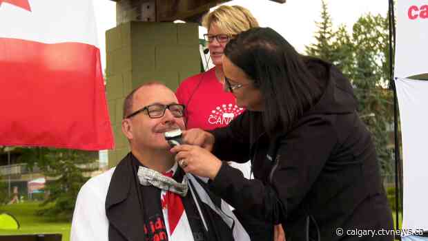 McIver cuts off moustache for Kids Cancer Care Foundation of Alberta