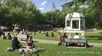 Cancel Canada Day rally held in Kiwanis Memorial Park