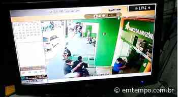 Vídeo: em Coari, dois são baleados em tentativa de assalto a banco - EM TEMPO